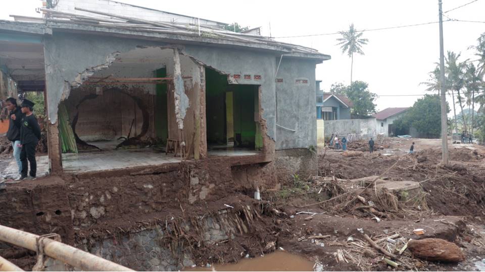 Keadaan Lokasi Banjir Bandang Sukabumi